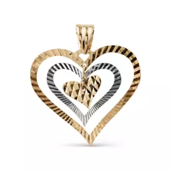 Подвеска из красного золота Линии Любви