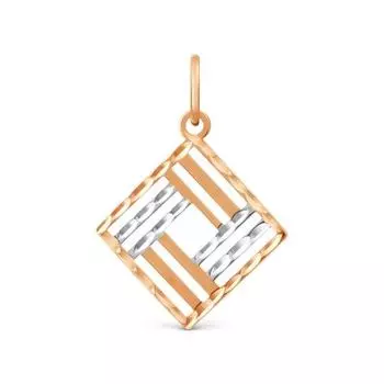 Подвеска из красного золота Линии Любви