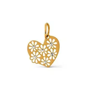 Подвеска из красного золота Линии Любви