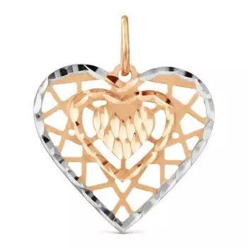 Подвеска из красного золота Линии Любви