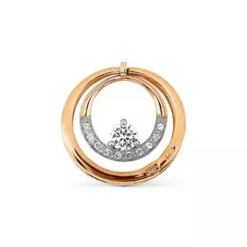 Подвеска из красного золота Линии Любви