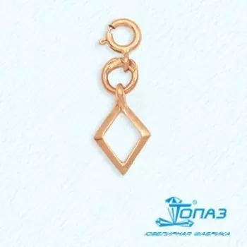 Подвеска из красного золота Линии Любви