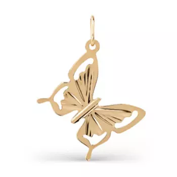 Подвеска из красного золота Линии Любви