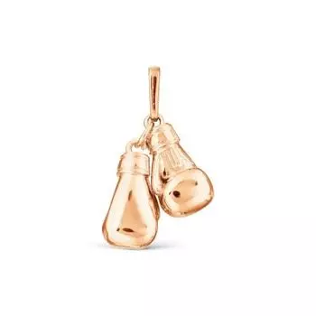 Подвеска из красного золота Линии Любви