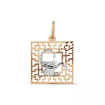 Подвеска из красного золота Линии Любви