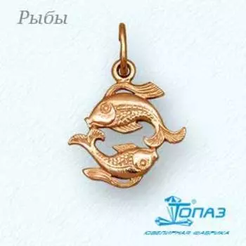 Подвеска из красного золота Линии Любви