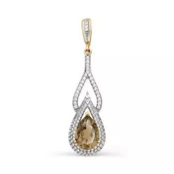 Подвеска из красного золота Линии Любви