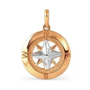 Подвеска из красного золота Линии Любви