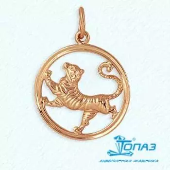 Подвеска из красного золота Линии Любви