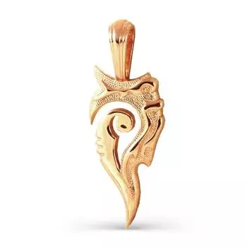 Подвеска из красного золота Линии Любви