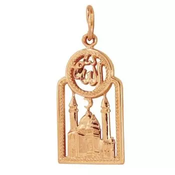 Подвеска из красного золота Линии Любви