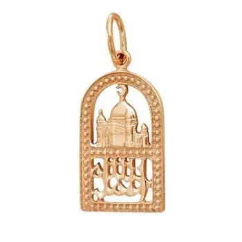 Подвеска из красного золота Линии Любви