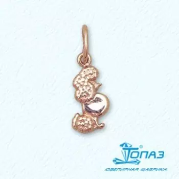 Подвеска из красного золота Линии Любви