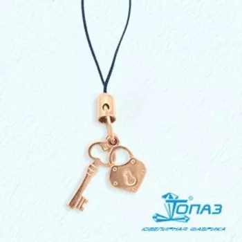 Подвеска из красного золота Линии Любви