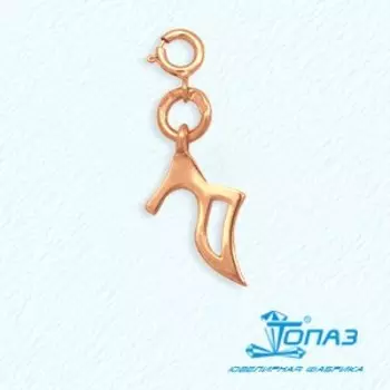 Подвеска из красного золота Линии Любви