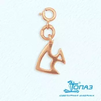 Подвеска из красного золота Линии Любви