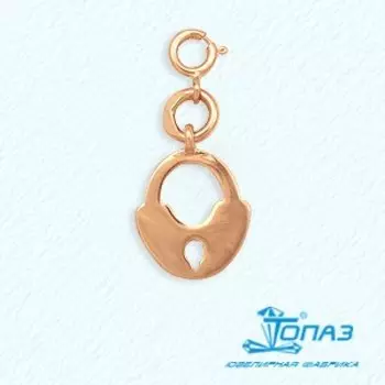 Подвеска из красного золота Линии Любви