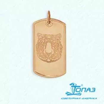 Подвеска из красного золота Линии Любви