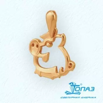 Подвеска из красного золота Линии Любви