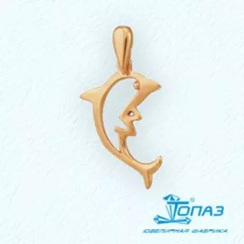 Подвеска из красного золота Линии Любви