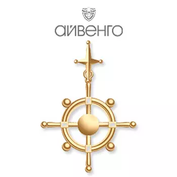 Подвеска из красного золота Линии Любви