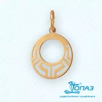 Подвеска из красного золота Линии Любви