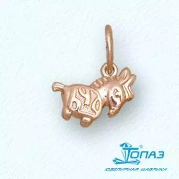 Подвеска из красного золота Линии Любви