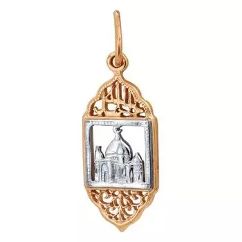 Подвеска из красного золота Линии Любви