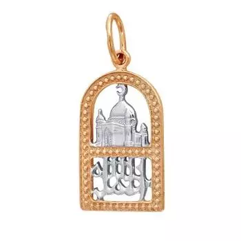 Подвеска из красного золота Линии Любви