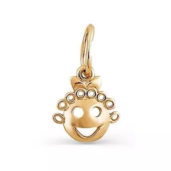 Подвеска из красного золота Линии Любви