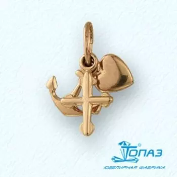 Подвеска из красного золота Линии Любви