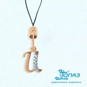 Подвеска из красного золота Линии Любви