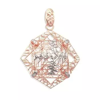 Подвеска из красного золота Линии Любви