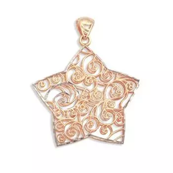 Подвеска из красного золота Линии Любви