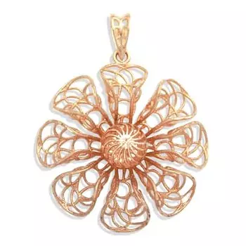 Подвеска из красного золота Линии Любви