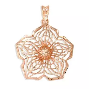 Подвеска из красного золота Линии Любви