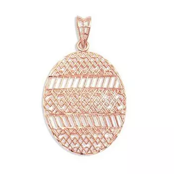 Подвеска из красного золота Линии Любви