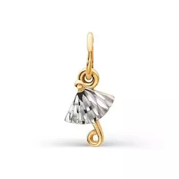 Подвеска из красного золота Линии Любви