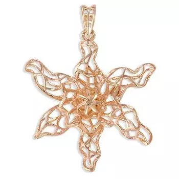 Подвеска из красного золота Линии Любви