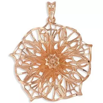 Подвеска из красного золота Линии Любви