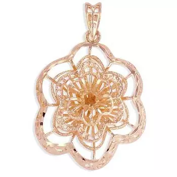 Подвеска из красного золота Линии Любви