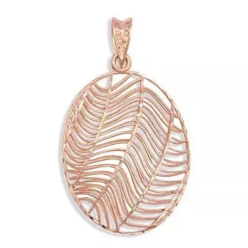 Подвеска из красного золота Линии Любви