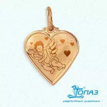 Подвеска из красного золота Линии Любви