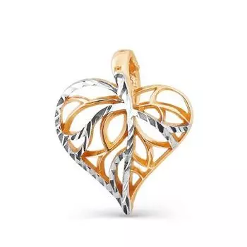 Подвеска из красного золота Линии Любви