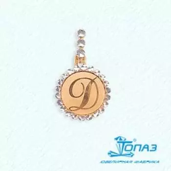 Подвеска из красного золота Линии Любви