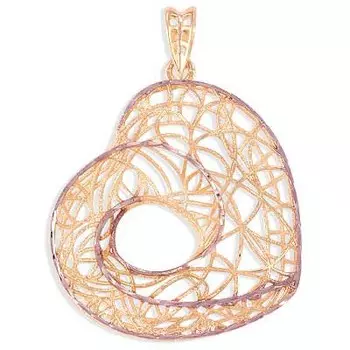 Подвеска из красного золота Линии Любви