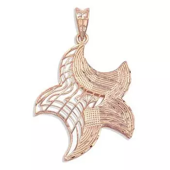 Подвеска из красного золота Линии Любви