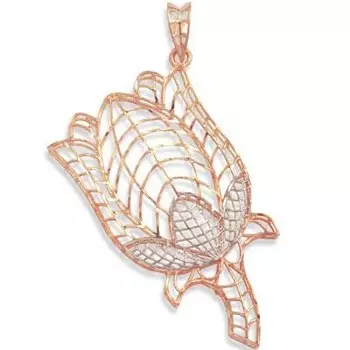 Подвеска из красного золота Линии Любви