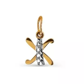 Подвеска из красного золота Линии Любви