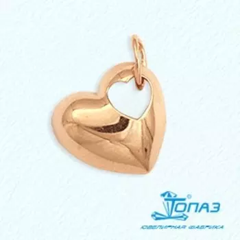 Подвеска из красного золота Линии Любви